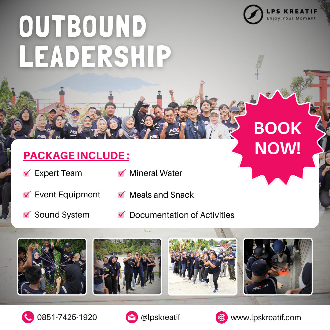 Menyediakan Layanan Jasa Penanganan Outbound Leadership.