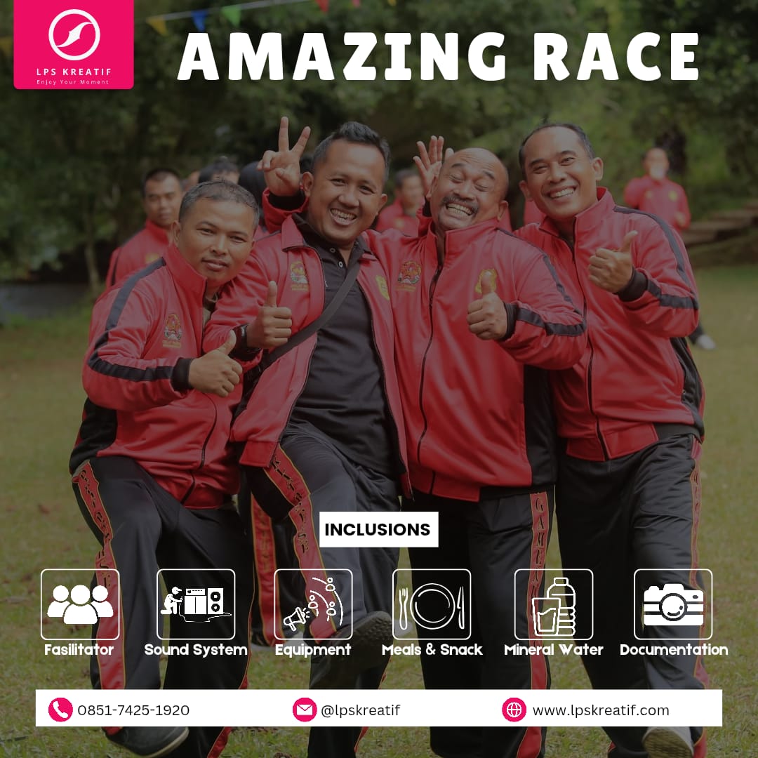 Menyediakan Jasa Layanan Outbound Amazing Race.