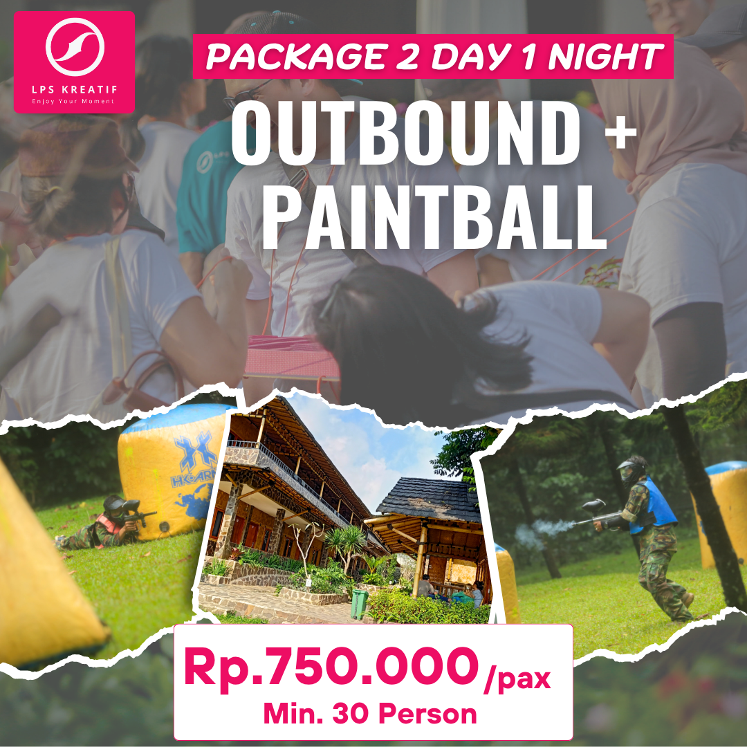 Paket OUTBOUND + PAINTBALL 2D1N